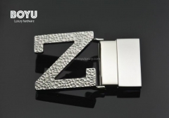 Custom Zinc Alloy Z-Shape Hammered Belt Buckles