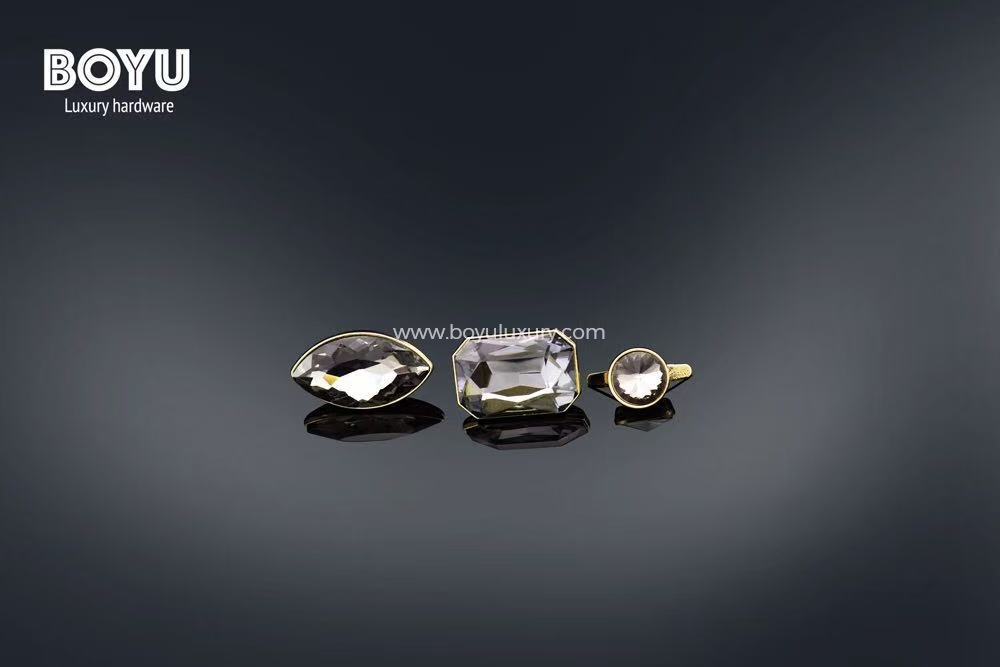 Diamond-Inlaid Hardware